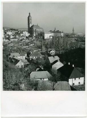 Blick auf Kuttenberg, Tschechien, Böhmen und Mähren