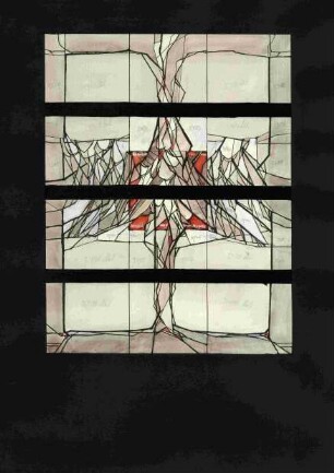 Entwürfe für fünf Glasfenster in der Evangelischen Kirche in Neuss-Erfttal