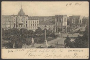 Ansichtskarte Belle-Alliance-Platz, Mehringplatz