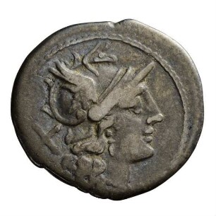 Münze, Denar, nach 211 v. Chr.