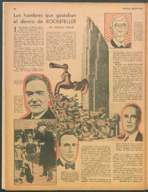 Los hombres que gastaban el dinero de Rockefeller