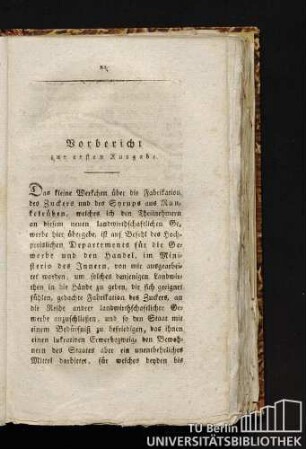 Vorbericht zur ersten Ausgabe.