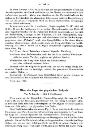 Über die Lage der physischen Erdpole