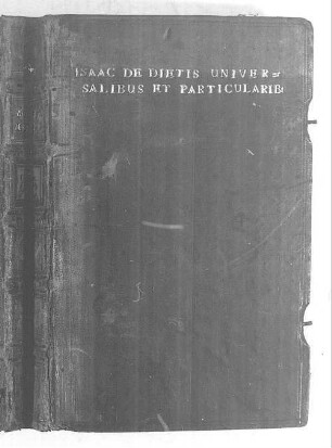 Isaac filii Salomonis liber de diaetis universalibus et particularibus - BSB Clm 922