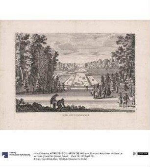AVTRE VEVE DV JARDIN DE VAVX aus: Plan und Ansichten von Vaux Le Vicomte. [meist bez:] Israel Siluestre delineauit et sculpsit ...