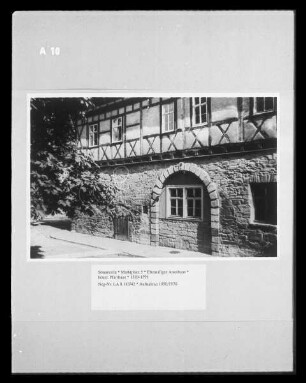 Ehemaliges Amtshaus