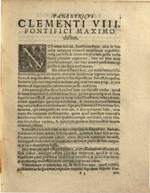 Gasperis Scoppi Franci Panegyricvs Clementi VIII. Pont. Max. Pro Nuptijs Philippi Tertii Hispaniarvm Et Indiarum Regis. Item Alberti Archidvcis Avstriaci Dictvs