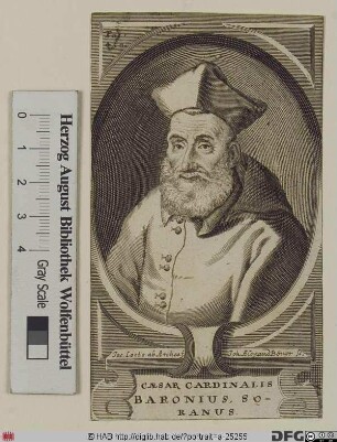 Bildnis Cesare Baronio (lat. Caesar Baronius)