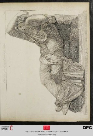 Plate 23 Cleopatra. From the original statue in the Vatican