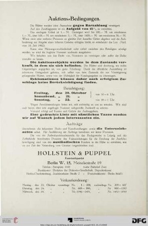 Auktionsbedingungen