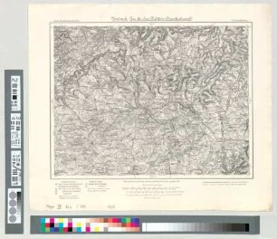 Karte des Deutschen Reiches 1:100 000, 570. Saarbrücken