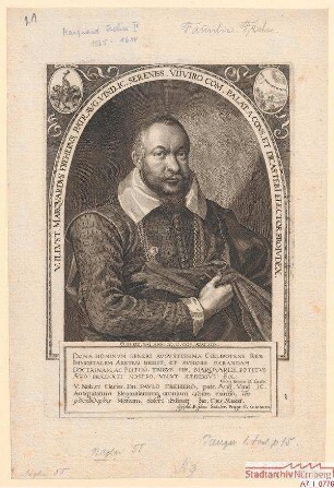Marquard Freher (Fröer), Jurisconsultus in Augsburg; gest. 1614