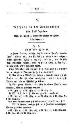 Lehrgang in der Formenlehre, für Volkschulen : (Fortsetzung.)