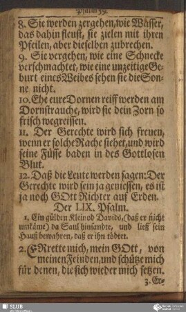 Der LIX. Psalm