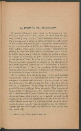 El derecho de insurrección