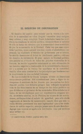 El derecho de insurrección