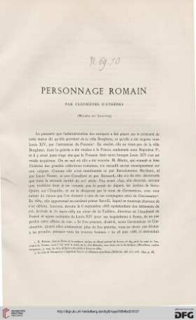 Personnage romain
