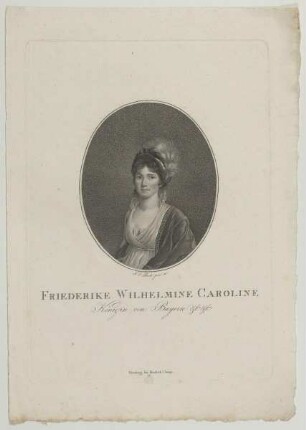 Bildnis der Friederike Wilhelmine Caroline, Königin von Bayern