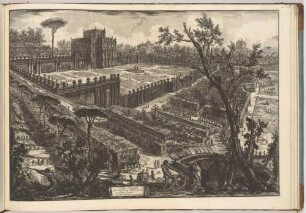 Villa Panfili fuori di Porta S. Pancrazio (Villa Pamphili), aus der Folge "Vedute di Roma"