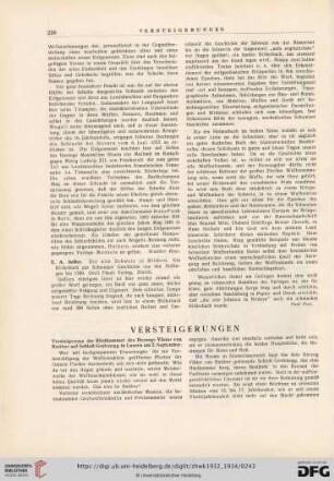 Versteigerungen