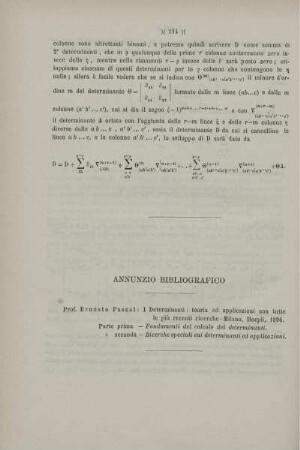 Annunzio bibliografico.