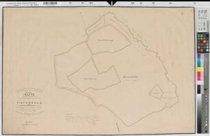 Böingsen (Menden), Hudeablösung im Forstdistrikt Rauernholz, Bl. 1 Brouillonkarte
