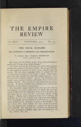 The Naval Outlook