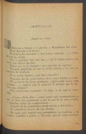 Capítulo LX - Angel no vuelve