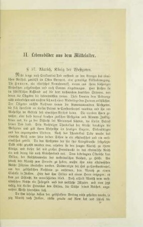 II. Lebensbilder aus dem Mittelalter