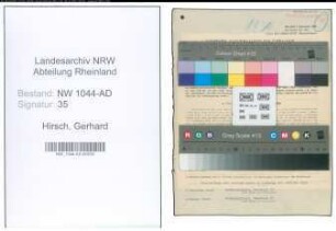 Entnazifizierung Gerhard Hirsch , geb. 19.06.1892 (Vollzugsbeamter)