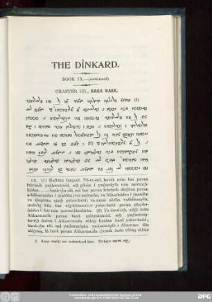 The Dînkard. Book IX.—(continued).