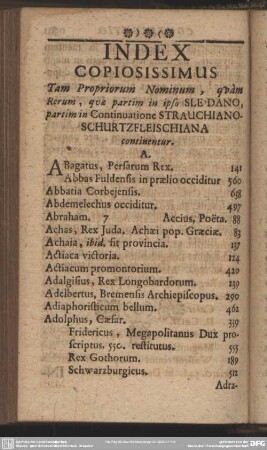 Index Copiosissimus