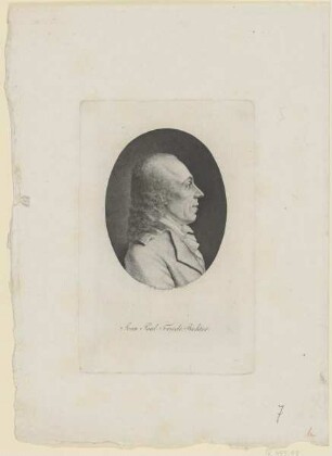 Bildnis des Jean Paul Friedr: Richter