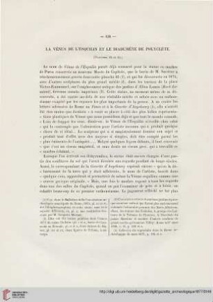 3: La Vénus de l'Esquilin et le Diadumène de Polyclète