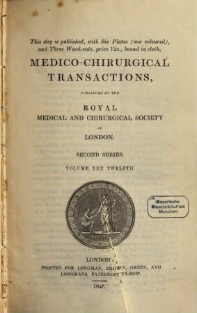 Edinburgh medical and surgical journal, 1847 = T. 68