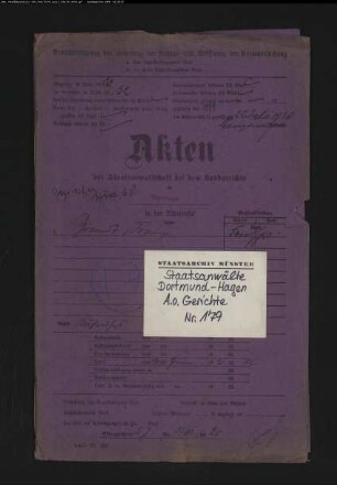 Aufruhr (Zugehörigkeit zur "Roten Armee" oder zur "Roten Garde") Brandt, Franz