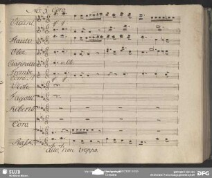 No. 5 Coro: "Bella vita che si fà"