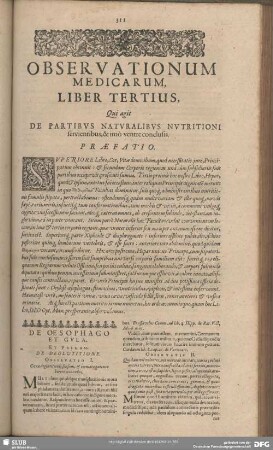 Liber Tertius, Qui agit De Partibus Naturalibus Nutritioni servientibus, & imò ventre conclusi