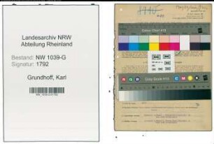Entnazifizierung Karl Grundhoff , geb. 10.04.1894 (Finanzbeamter)