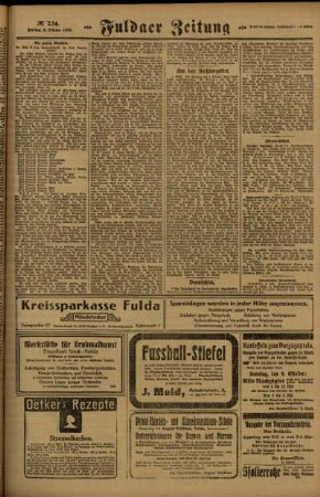 Zweite Ausgabe vom Freitag, den 08. Oktober 1920.