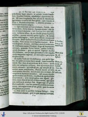 De Sancto Petro ad Vincula