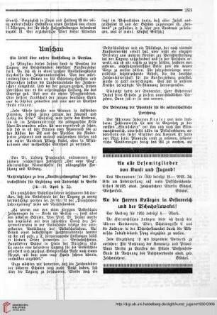 Umschau / Buchbesprechungen / Schreibe in Angelegenheit