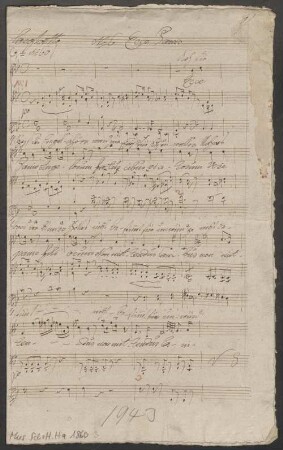 Ecce panis angelorum, V, pf, B-Dur - BSB Mus.Schott.Ha 1860-3 : [heading:] N|r 6 // Ecce Panis