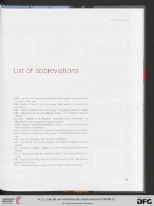 List of abbreviations