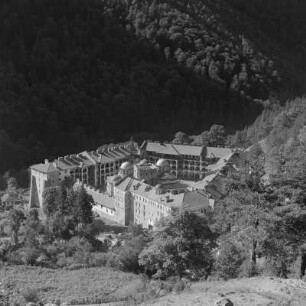 Das Kloster des heiligen Iwan von Rila, ein orthodoxes Kloster im Rila-Gebirge im südwestlichen Bulgarien