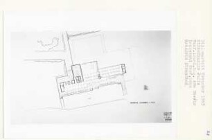 Strandkasino, Tel Aviv-Jaffa (Diplomarbeit bei Karl Wilhelm Ochs): Grundriss Strandbad 1:200