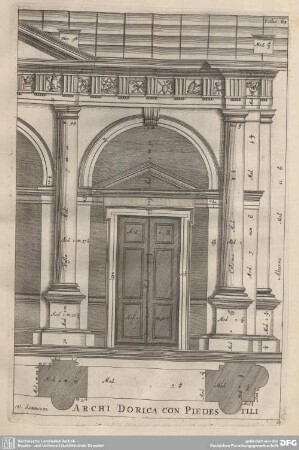 Archi Dorica con Piedes.