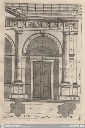 Archi Dorica con Piedes.