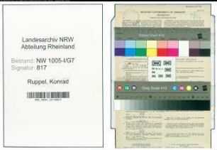 Entnazifizierung Konrad Ruppel , geb. 22.10.1901 (Postschaffner)