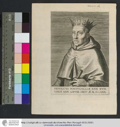 Henricvs Portvgalliæ Rex XVII.